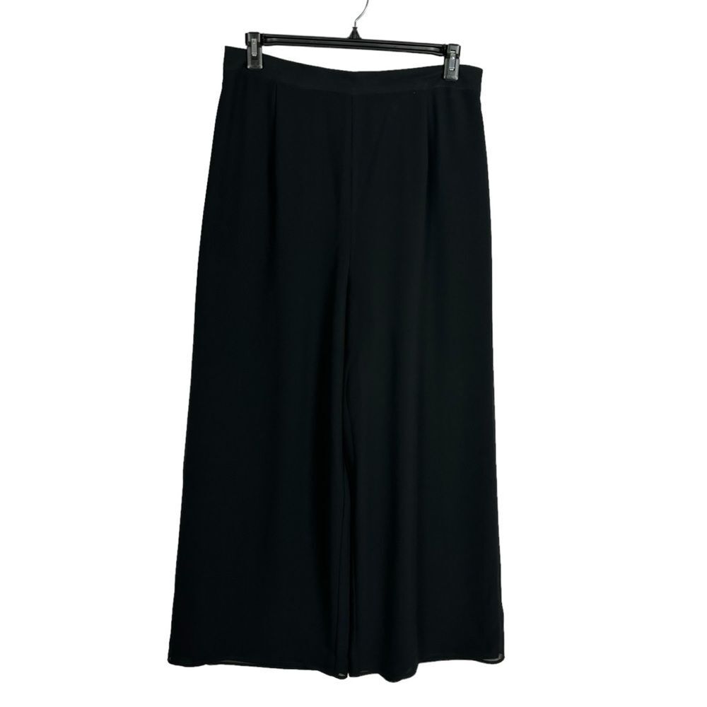 Vintage Jeffrey & Dara Black Evenings Tom Barra Dress Pants High Waist Womens 16